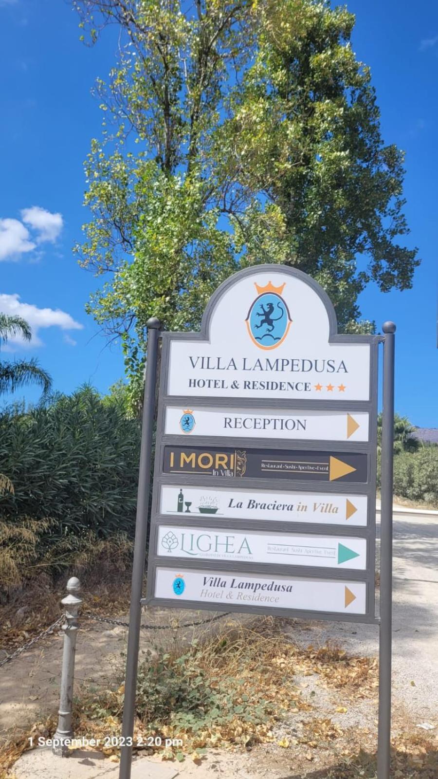 Hotel Villa Lampedusa Palermo Esterno foto